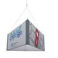 8' Triangle EuroFit Fabric Hanging Banner Kit